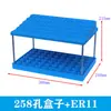 Suporte de Armazenamento CNC para Brocas Fresadoras 187 Furos Suporte para Mandril de Pinça Suporte para Pinças Prateleira Empilhável Multicamadas