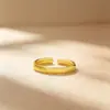 Anel Jinhongyu Olho de Gato Luz Fluida Prata de Lei 925 Aliança Simples Liso Anéis de Casal Anel Aberto Ouro 18K Atacado