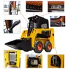 Exportar a Europa Cargador de Orugas Múltiples Accesorios Cargador Compacto de Dirección Deslizante Excavadora Pequeña de Uso Agrícola Propio