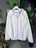 Chaqueta Cardigan con Capucha Estilo Montaña Reflectante 3m Primavera/Verano para Pareja con Color Contrastante y Costuras Visibles 11200