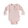 Macacão Bebê Primavera e Outono Roupa de Modal Classe A Manga Longa Listrado Romper para Meninos e Meninas Roupa de Casa Macacão de Engatinhar