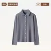 Camisa de Caxemira feminina térmica de veludo espessada com aquecimento 2026 outono e inverno novo estilo para usar em camadas roupa íntima estilo acadêmico blusa de manga comprida