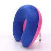 2026 Set de Tela de Felpa Flocada Almohada Inflable Almohada para Siesta al Aire Libre Almohada de Viaje Almohada para el Cuello Almohada para la Espalda Almohada en Forma de U Almohada en Forma de U