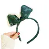 Acessórios de Cabelo Populares de Laço Grande de Natal Papai Noel Floco de Neve Galhadas Adorno Decorativo para Cabeça Infantil Decoração Doce de Feriado