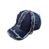 Gorra de Béisbol Retro Americana de Mezclilla para Primavera/Verano con Bordes Deshilachados, Bordado Vintage, Visera Suave, Sombrero de Sol Moderno Unisex