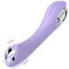 Vibrador de electrochoque de pata de gato Estimulación del punto G Masturbador femenino Varilla de carga de silicona Palo de masaje Corriente micro Producto para adultos