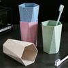Taza de paja de trigo con forma de diamante, vaso para cepillo de dientes, vaso para enjuague bucal, para el hogar, para viajes, taza de cepillo de dientes para parejas, vaso para lavar con aroma a trigo, regalo