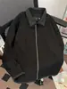 Chaqueta de Trabajo Patchwork Rayada Falsa de Dos Piezas para Hombre, Tendencia Primavera y Otoño Estilo Americano Detroit Holgada