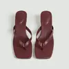 Sandalias de verano nuevas tipo chancla, de tacón de aguja cuadrado para mujer, venta al por mayor transfronteriza europea y americana