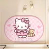 Alfombrilla de Piso de Barro de Diatomeas de Dibujos Animados Hello Kitty para Entrada, Alfombrilla Resistente a la Suciedad y al Desgaste, Alfombrilla Antideslizante de Secado Rápido Absorbente de Agua para Baño