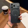 Adecuado para iPhone 17 Pro Max Disipación de Calor Sin Marco Magnético Funda para Teléfono Apple 16 Malla de Panal 15 Cubierta Protectora