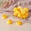 Baño y Juego con Agua Patito Amarillo Sonido Chirriante Juguete de Pato Piscina Baño Pato Tienda de Té con Leche Pequeño Regalo
