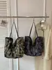 Bolsa de mano retro con camuflaje transfronteriza para mujer, nueva moda 2026, bolsa de hombro de gran capacidad, bolsa de compras casual, bolsa para el trabajo