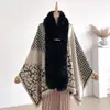 Versión Coreana de la Nueva Bufanda Exterior Cálida Multiestilo de Doble Cara, Bufanda Grande Elegante y de Moda de Gama Alta, Bufanda de Regalo de Gama Alta