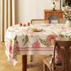 Mantel Estilo Americano Impermeable a Prueba de Aceite Lavable Resistente al Calor PVC Tapete de Mesa Protector de Superficie de Mesa de Centro de Café de Lujo Gama Alta