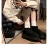 Vendas Diretas da Fábrica ~ Botas de Neve Outono e Inverno para Mulheres, Veludo, Acolchoadas, Botas Quentes de Algodão, Solas Grossas de Inverno, Botas de Pelo Aumentadoras, Curtas