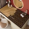 Tapete de mesa para cômoda simples moderno à prova d'água à prova de óleo lavável toalha de mesa de couro mesa de corte almofada protetora