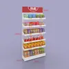 Estante Exhibidor de Snacks para Estantería de Supermercado, Estante para Nueces de Betel, Estante Pequeño Multicapa Montado en Pared para Chicles, Estante de Cabecera para Farmacia