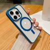 Funda magnética acrílica para teléfono móvil de alto valor de color para iPhone15/14promax funda para teléfono móvil Apple 13/12 marea
