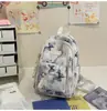 Bolso de Pecho con Estampado de Mariposas para Mujer, Bolso de Hombro Casual Estilo Nacional para el Trabajo, Bolso Cruzado Multiusos para Chicas de Secundaria y Preparatoria