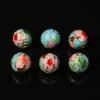 Cloisonné Cobre Filigrana Neumático Cuentas Redondas Nuevo Estilo Nacional Color Esmalte con Cuentas Cuentas Sueltas DIY Material para Pulsera Hecha a Mano Accesorios