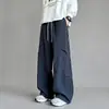 Calça funcional elástica para adolescente, soft shell macio com três proteções para o outono, corte solto, calça esportiva casual versátil, cinza claro e preto, em estoque