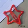 Pasador de Estrella de Color Caramelo de Dopamina Grande de 6 cm para Niñas, Pinza para Flequillo Lateral, Pinza Bb, Pinza Linda para Niñas Jóvenes