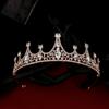 Accesorios Accesorios para Vestido de Novia Estilo Coreano Corona de Cristal para Niña Tocado de Princesa Diadema de Aleación con Pedrería En Stock Decoración de Boda de Lujo