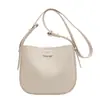 Bolsa Saco de Textura de Luxo Feminina 2024 Nova Retrô Versátil Bolsa Transversal Casual Moda Executiva Bolsa de Ombro