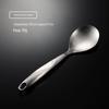 Espátula de aço inoxidável 304 Colher de sopa Escorredor Utensílios de cozinha espessados Espátula de cabo oco Utensílios de cozinha sereia Colher de fritura doméstica