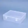 Juego Completo de Cajas Cuadradas Pequeñas para Guardar Cuentas, Cajas de Almacenamiento de Escritorio Transparentes a Prueba de Polvo, Cajas de Clasificación de Gran Capacidad