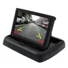 Pantalla plegable HD de 4.3 pulgadas entrada de video AV bidireccional prioridad de marcha atrás pantalla de coche PZ704