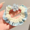 Diadema de Pelo Plisada con Volantes de Alta Gama Estilo Coreano 2026 Nueva Cuerda para Moño y Cola de Caballo para Mujer
