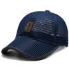 Gorra de malla transpirable de estilo coreano para hombre, gorra de béisbol de verano para mujer, gorra de viaje para el sol.