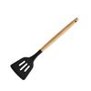 Cabo de madeira Silicone Utensílios de cozinha Faia Pá Cozinhar Pá Colher de Pá de Silicone de Grau Alimentício Cozinha Pá Pá Doméstica Colher Pá