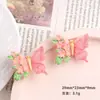 Accesorios de Resina Joyería DIY Flores Mariposa Pegamento Crema Imanes para Refrigerador Pinzas para el Cabello Fundas para Teléfono Hebillas de Zapatos Flores Mariposas Venta al por Mayor