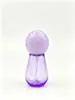 Venta Directa de Fábrica Botella Atomizadora de Tapa de Bola de 50ml Fondo Redondo de Plástico PET de Alta Transparencia Botella Atomizadora Fijadora de Maquillaje Esencia Hidratante