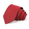 Gravata Masculina para Negócios, Banquete, Uso Casual, Gravata de Luxo, Estampa Jacquard de Seda Poliéster, Logo Bordado, Atacado Personalizado