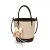 Yuezi 2026 Verano Nuevo Vintage Moda de Mujer de Moda Versátil Bolso Cruzado Clásico Súper Popular Bolso Cubo para Mujer
