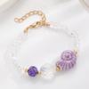 Diseño Estilo Ins Conjunto de Collar y Pulsera de Piedras Naturales para Mujer Colorido Nicho Estrella de Mar Concha Joyería de Gama Alta Venta al por Mayor