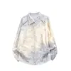 Sudadera con capucha tie-dye irregular de estilo retro americano para hombre, diseño de estilo Old Money para primavera y otoño, marca nicho Scoundrel, top fresco y moderno