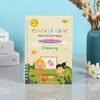Comercio Electrónico Transfronterizo Entrenamiento de Control de Lápiz para Niños Libro de Trazos Libro de Práctica de Surcos para Niños Caligrafía con Pluma Dura Letras Pinyin Se Puede Borrar