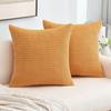 Nórdico Simple Color Sólido Almohada Pana Grano de Maíz Cojín Hogar Sala de Estar Dormitorio Funda de Almohada Habitación Modelo Sofá