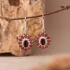 Anel de Amethysto Natural, Citrino e Peridoto, Anel de Girassol em Prata de Lei S925 com Pedras Coloridas, Anel Feminino, Direto da Fábrica Fonte