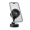 Suporte de vácuo para celular de carro com alto-falante bluetooth sem fio embutido, ventosa magnética forte Magsafe, suporte para navegação de celular