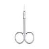 Tijeras de cejas de acero inoxidable de fábrica punta redonda para pestañas postizas tijeras para cejas tijeras para vello de nariz reparación de cejas herramientas de belleza