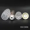 Botella de plástico dorado para el cuidado de la piel, venta al por mayor, botella de loción inyectable con superficie de diamante, botella de esencia, botella vacía de crema acrílica de 50 g