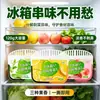 Desodorizador de Refrigerador de Dos Colores Activado con Carbón Estilo Tiktok Eliminador de Olores Purificador Caja Desodorante para Refrigerador