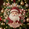 Adornos para Árbol de Navidad Transfronterizos Lujosos de Papá Noel Decoraciones para Árbol de Navidad S