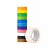 Cinta washi con patrón de colores del arcoíris Sin residuos que queden Cinta washi de educación temprana para niños Hecho a mano Separación de colores Cinta washi de enmascarar Personalizable